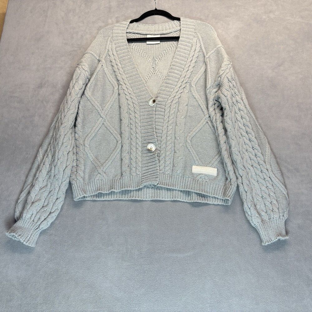 Taylor Swift Size M/L TTPD The Tortured Poets Department Gray Cardigan Swiftie